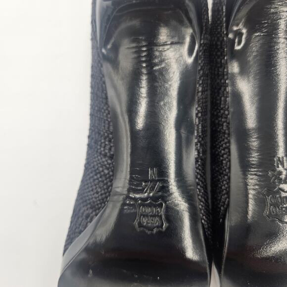 Vaneli Size 7.5N Dayle Vintage Black Classic Pump Woven T'moro Eprint Comfort - Picture 8 of 10